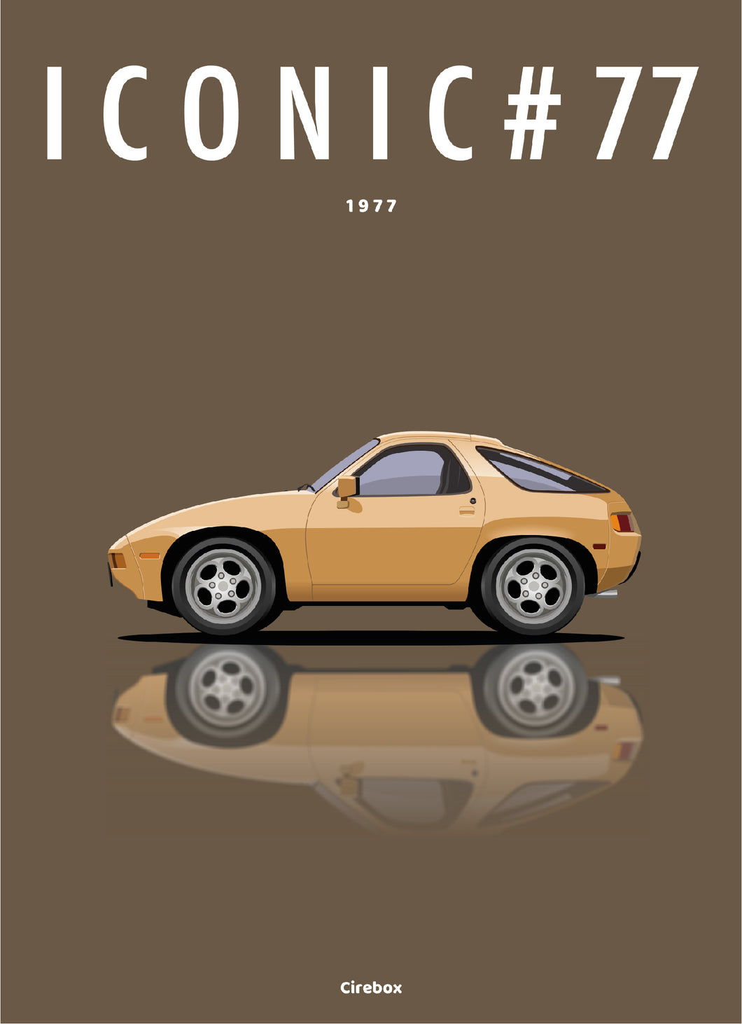 Affiche ICONIC PORSCHE 928